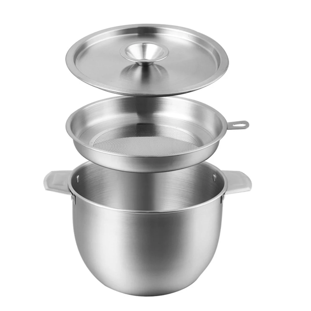 

Stainless Steel Oil Basin Kitchen Storage Container Baking Mixing Bowl Restaurant 304 Grade Smooth Easy Clean Multi