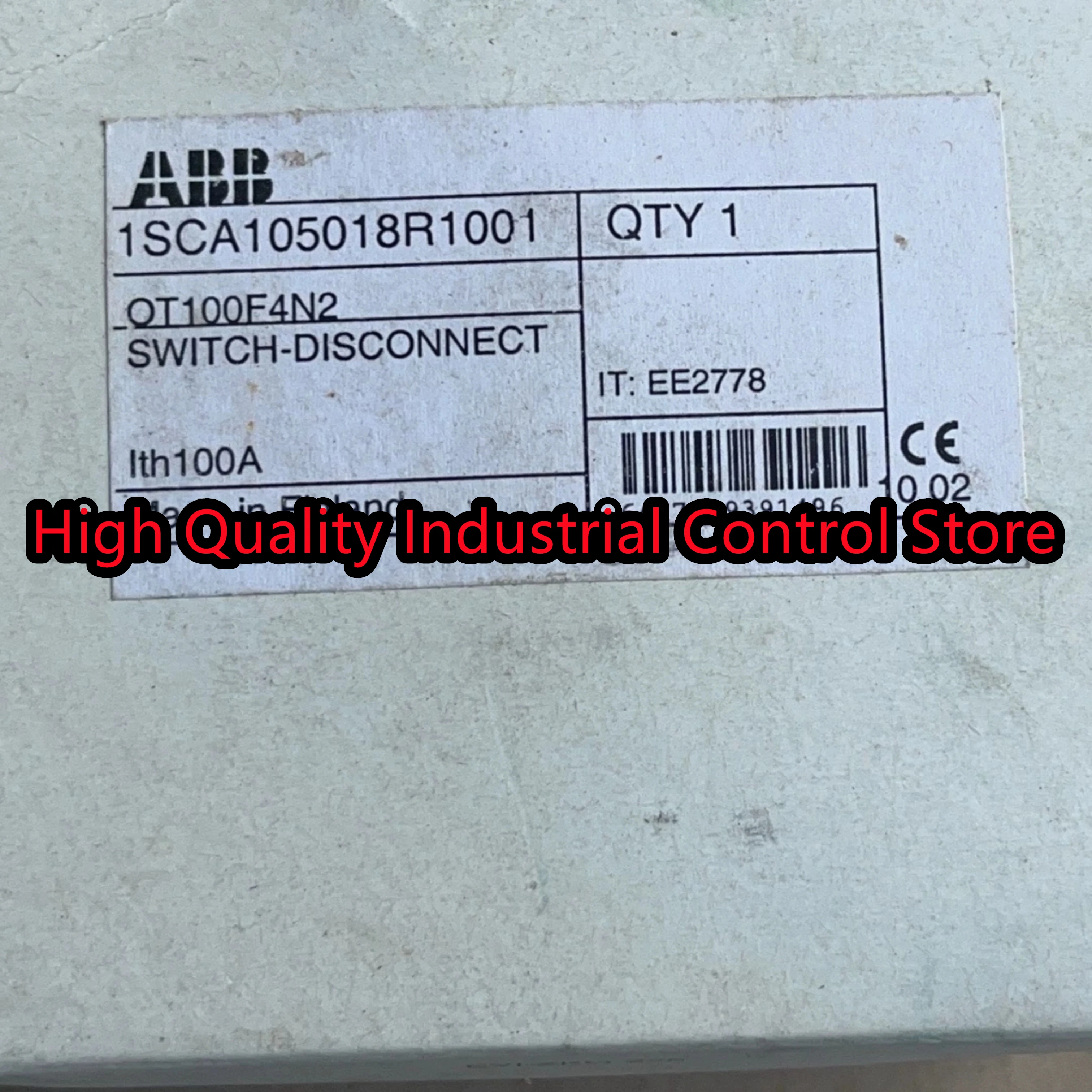 

Brand new OT100F3 1SCA105004R1001 OT100F4N2 1SCA105018R1001 Isolating switch