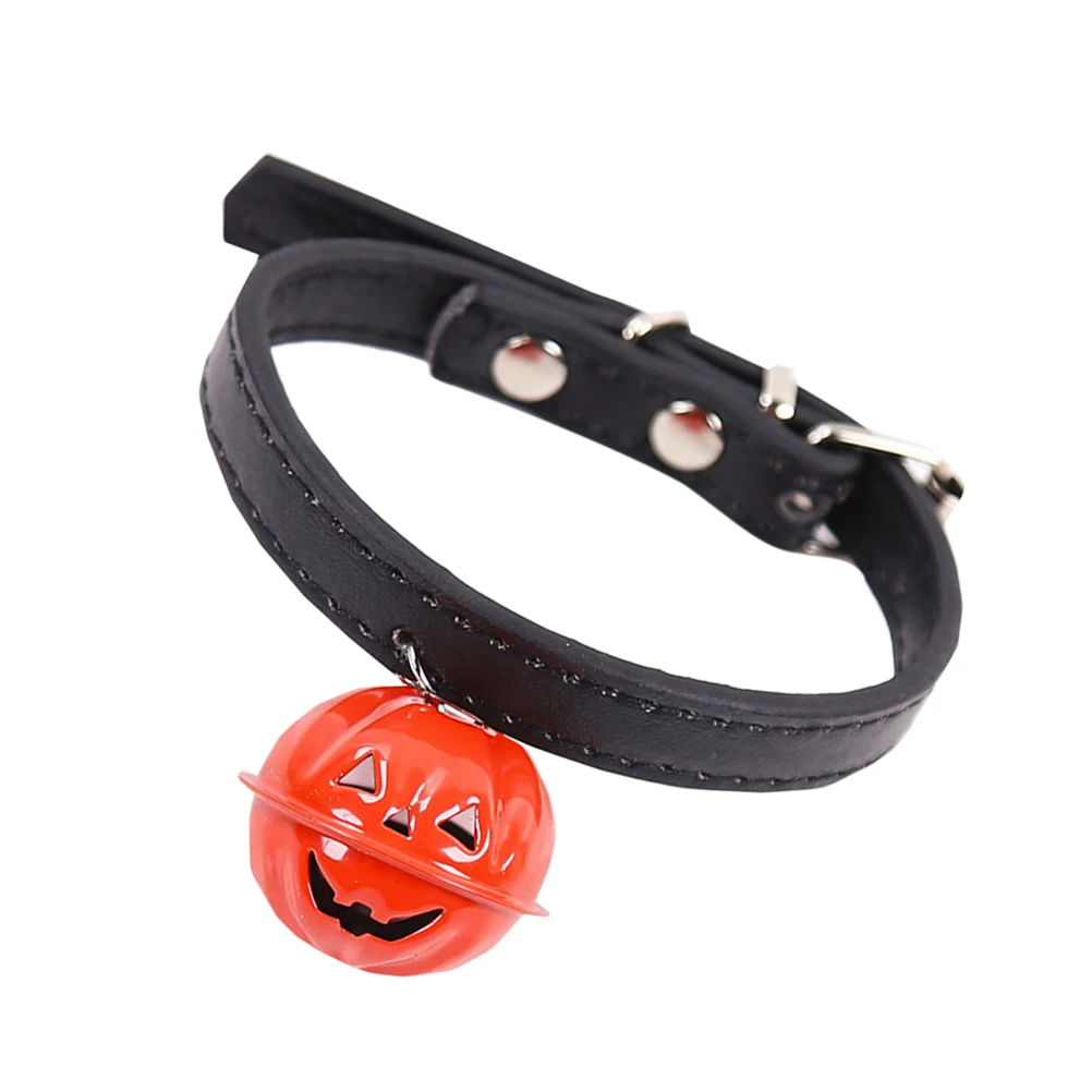 

Pumpkin Bell Collar Adjustable Pet Necklace Fashion Designer Fabric Cats Dogs Halloween Stylish Quality