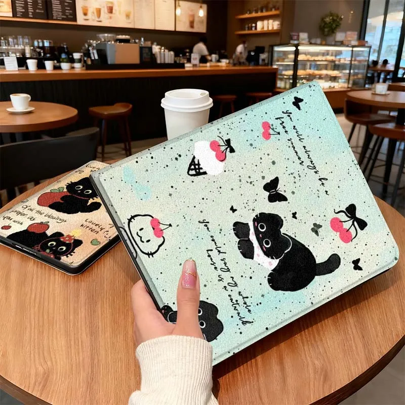 

Interesting Black Cat Pattern For Honor Magic Pad 6 7 X8 V6 V7 Pro V8 X9 8 V8 9 13 X8a 2 V9 GT X9a X9 GT2 13.3 Inch Tablet Case