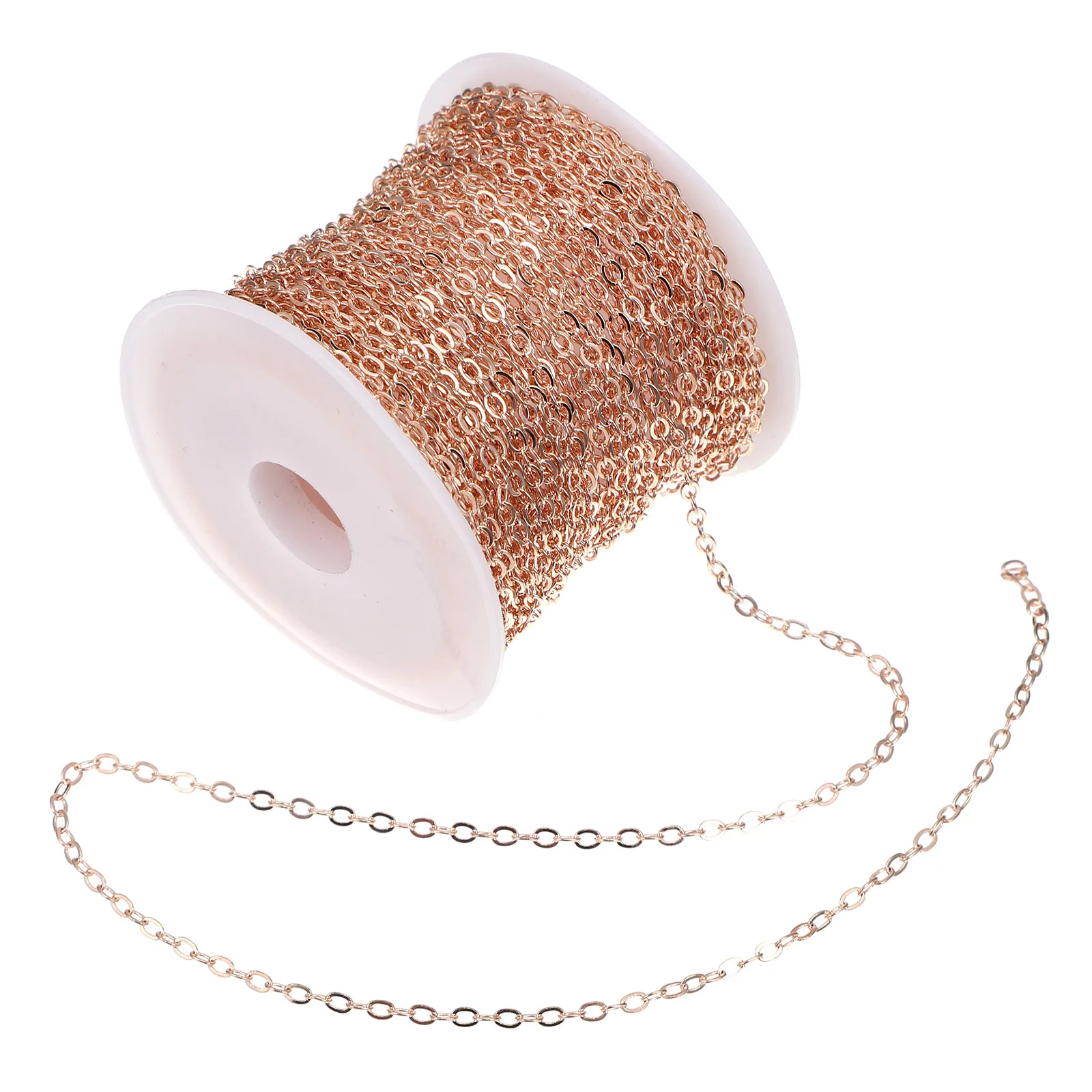 1 Roll Necklace Bracelet DIY Jewelry Chain 10m Sweater Chain Necklace Chain Jewelry Making Supply DIY Accessory Copper Chain NEW