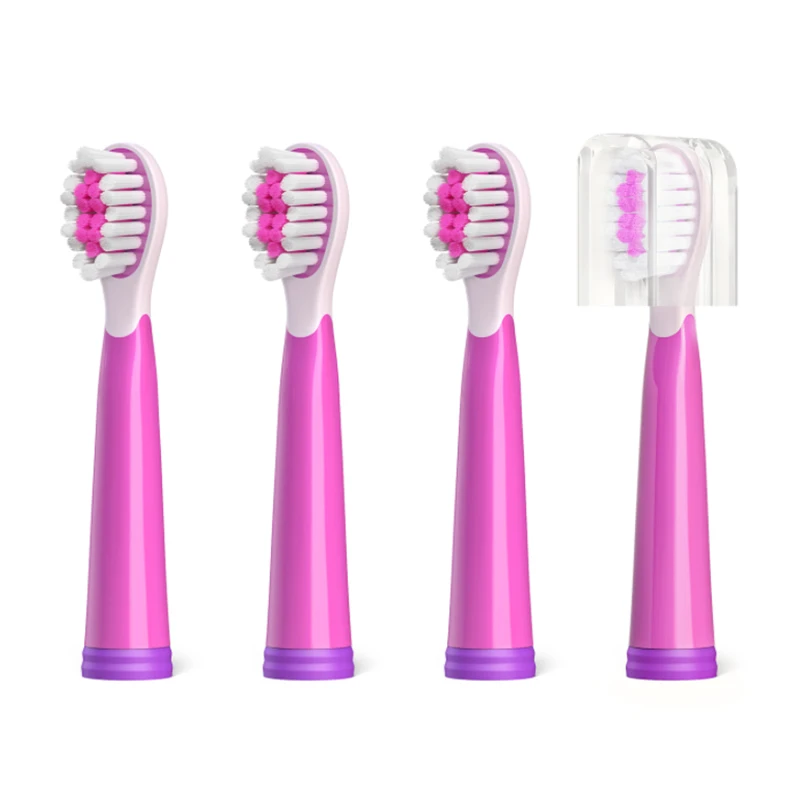 2023 Fairywill Sonic Electric Child Soft Toothbrushes Replacement Heads Toothbrush 4/8 Heads Sets for FW-2001 Head Toothbrush