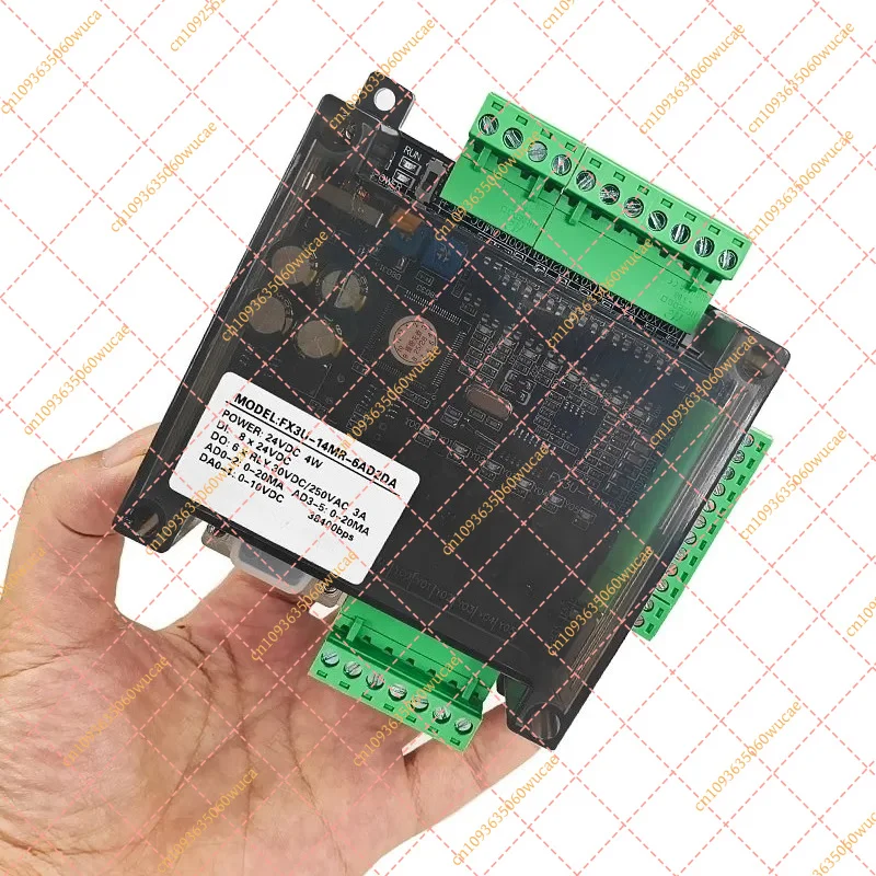 YFFX3U-14MR PLC Module 24VDC 8DI 6DO RS485 Modbus RTU Analog 6AD 2DA Relay Output Industrial Automation Controller