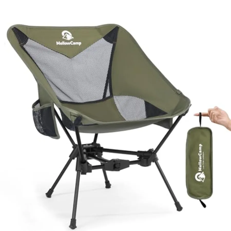 

Camping Chair, Ultralight Folding Backpacking Hiking Chair, Compact Portable for Hiking, Camping, Backpacking, Beach, Roadtrip