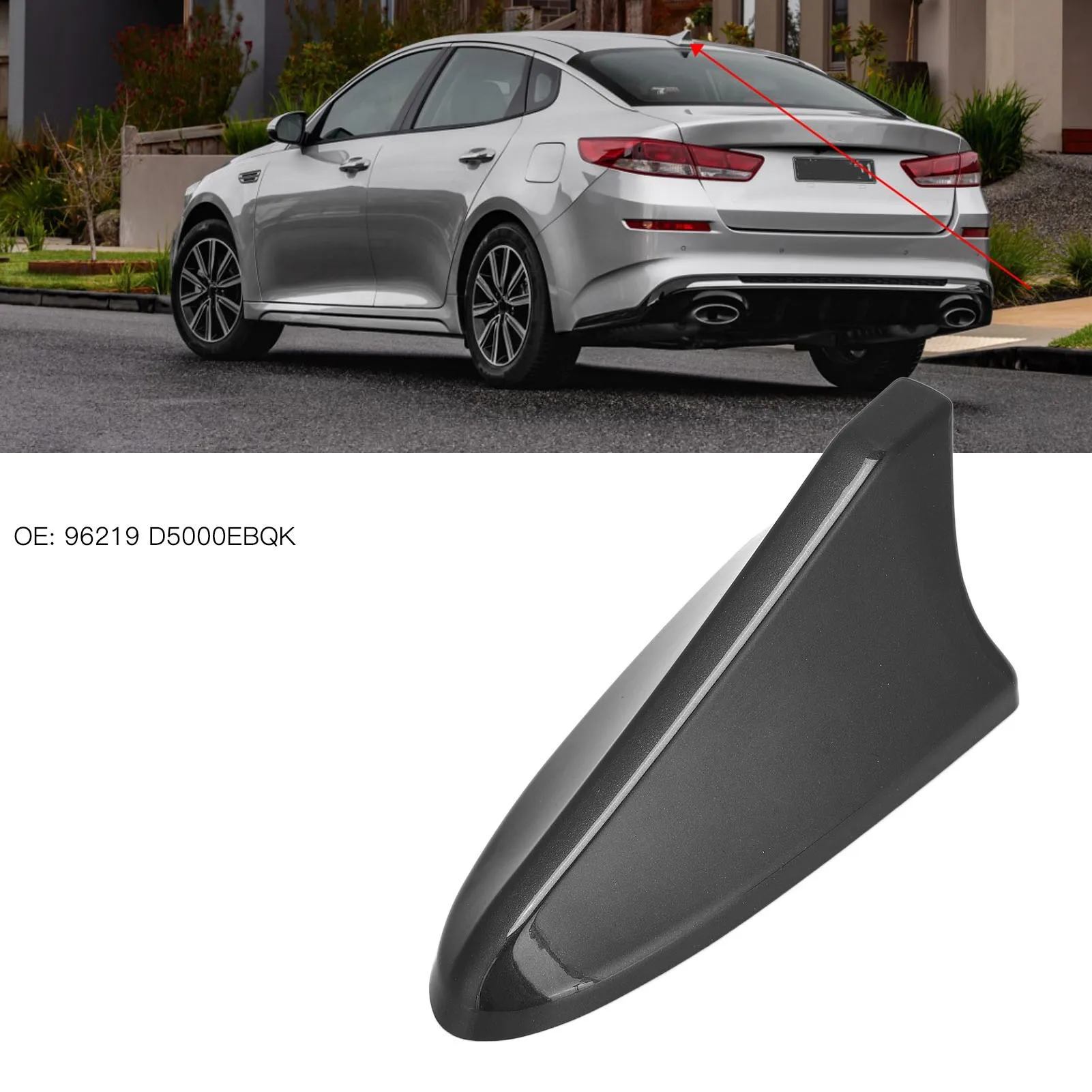

Car Fin Antenna Cover Car Fin Antenna Cover 96219 D5000EBQK Roof Aerial Base Replacement for Optima 2014‑2020