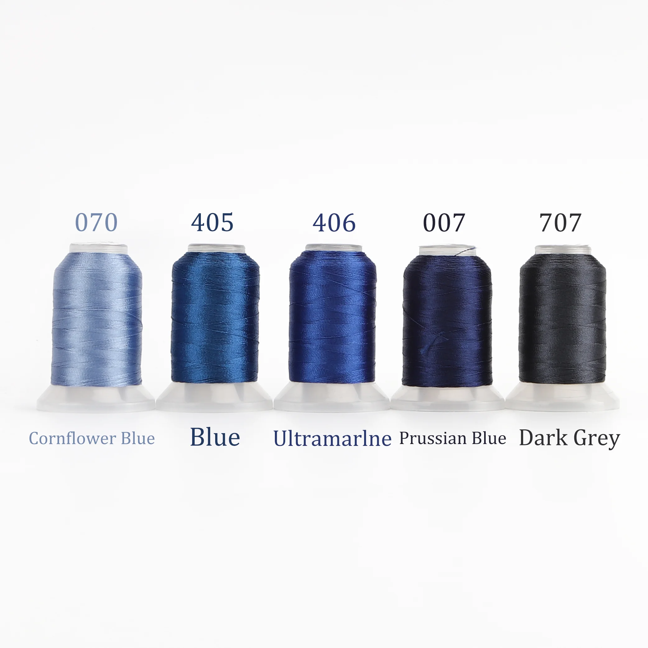 4/5 Brother Kleuren Set Premium Polyester Borduurgaren 500 Meter Elke Spoel Voor Brother Babylock Janome Singer Thuis Machine