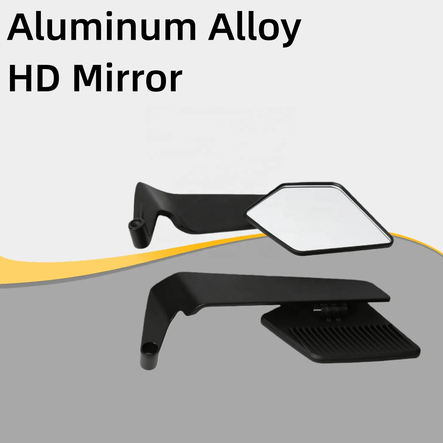 

Aluminum Alloy Plastic Motorcycle Mirror - Universal Wide-Field