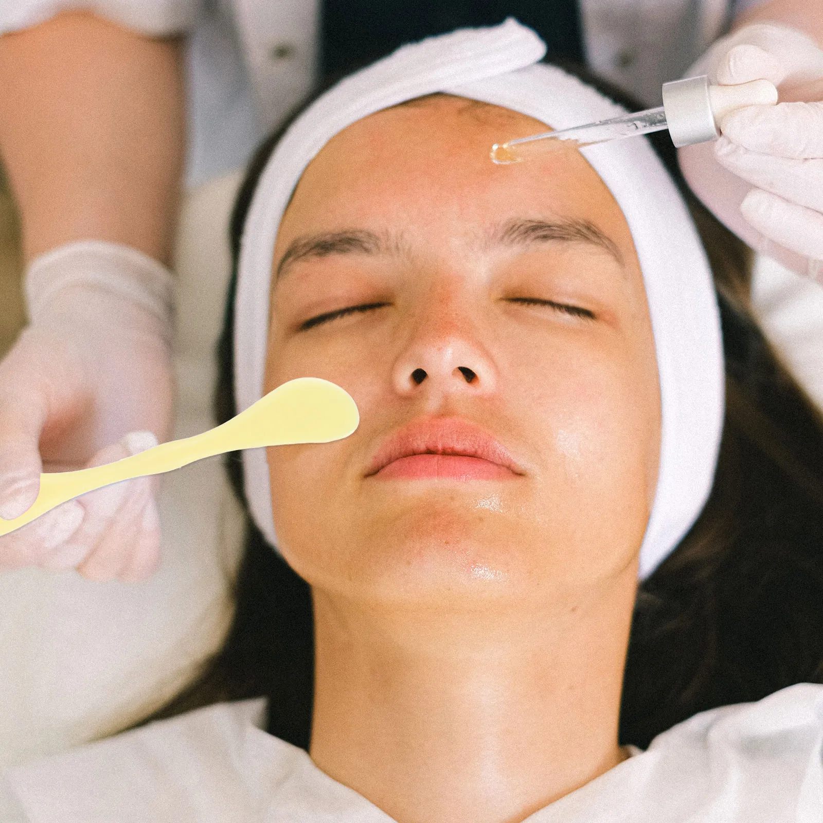 

15Pcs Double Head Mask Brush Plastic Stirring Stick Easy Clean Brush Multifunctional Portable Face Mask Tool Skin Care
