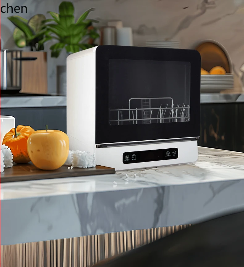 HTT ติดตั้งฟรี เครื่องล้างจานตั้งโต๊ะ อ่างล้างจานอัตโนมัติ เครื่องล้างจาน ประหยัดพลังงานและประหยัดน้ํา แข็งแรง