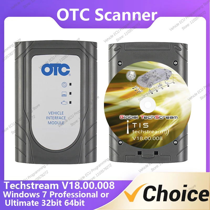 

2024 OTC Scanner Programmed For Toy-ota/For Le-xus/For Sc-ion ECU Diagnostic Tool Techstream V18.00.008 Coding Customer Settings