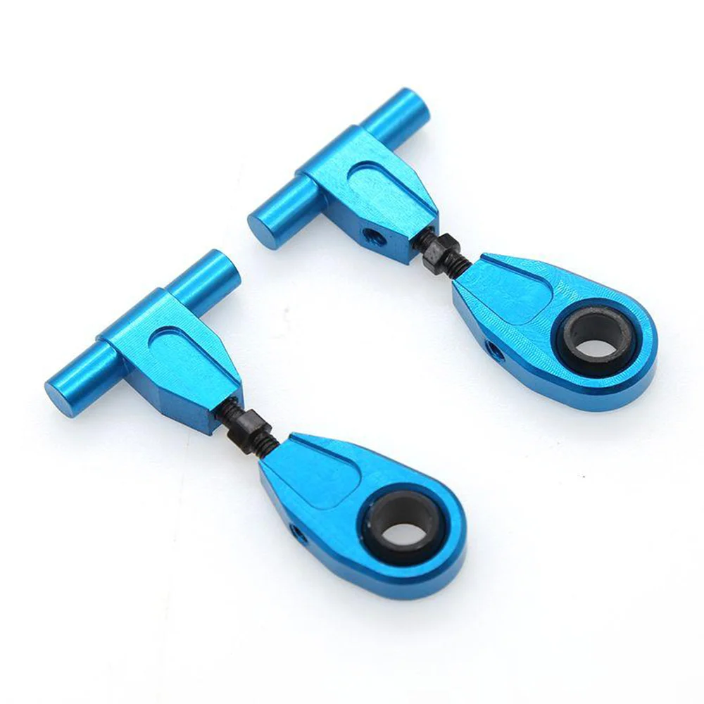 

2Pcs Metal Front Upper Suspension Arms Swing Arm for TT-02 TT02 TT02T 1/10 RC Car Upgrade Parts,Blue