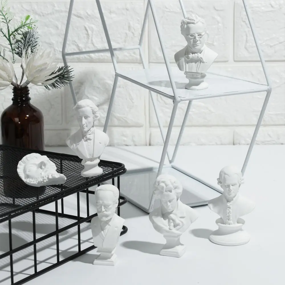 Nordic Desktop Ornament Celebrities Drawing Practice Greek Mythology Famous Sculpture Plaster Statue Gypsum Bust Portraits