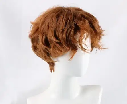 Young Men short red Brown wavy Ron cosplay Cosplay Costumes hair Wigs