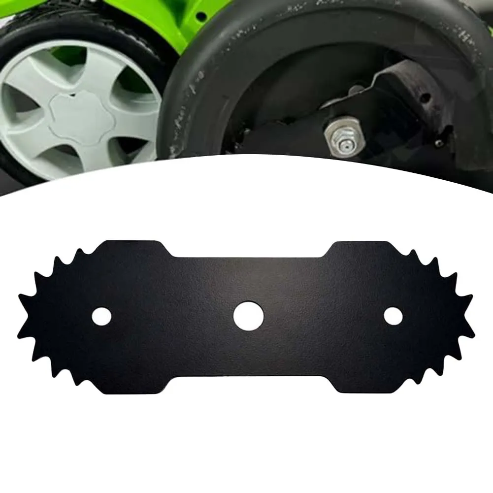 شفرة مزدوجة الحواف مقاس 7.5 بوصة من الفولاذ المقسى متوافقة مع شفرة تشذيب سلكية كهربائية Greenworks 12 أمبير 27032 #3