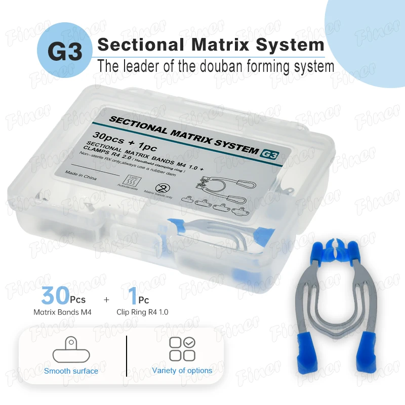 

Dental Matrix Bands F3 G3 Dental Matrix System C2 Dental Sectional Contoured Metal Matrices Resin Clamping Ring Dental Materials