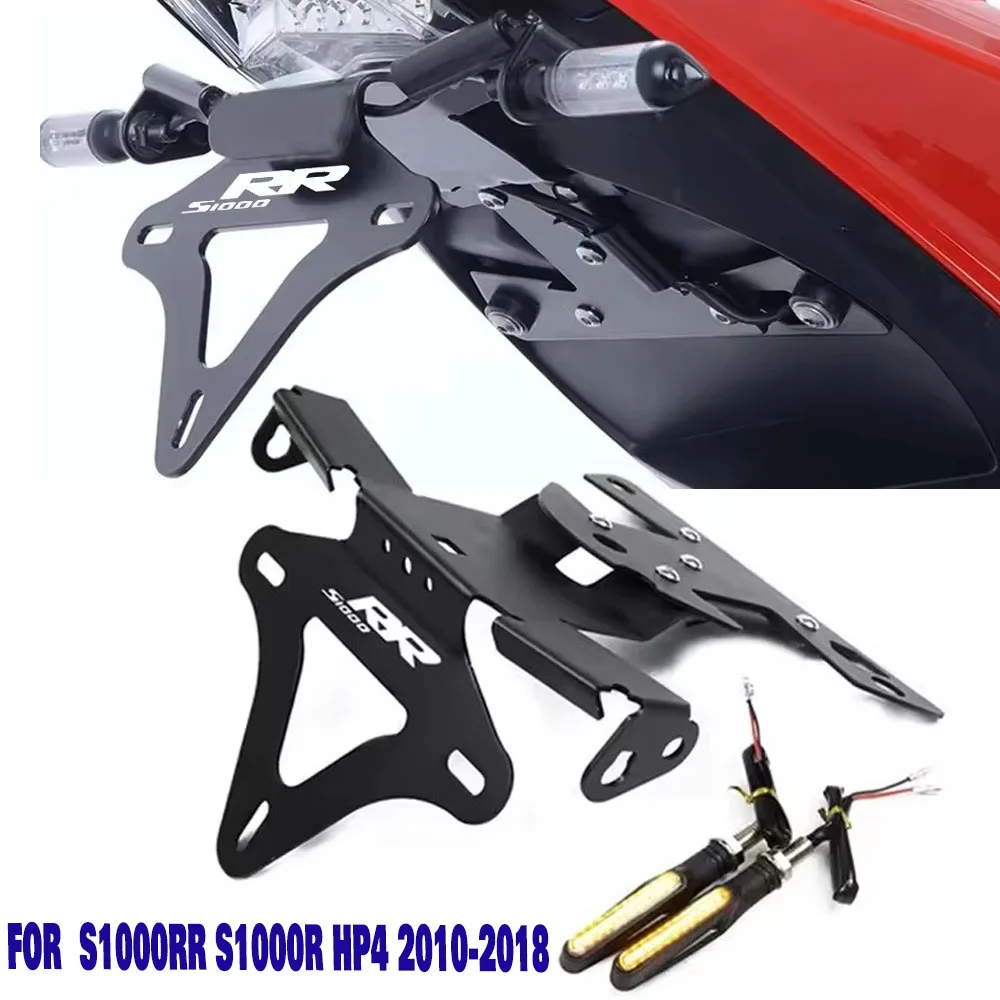 For BMW S1000R S1000 R S1000RR S 1000 RR HP4 2010-2018 Motorcycle Accessories Tail Tidy Rear License Plate Holder With Led Light