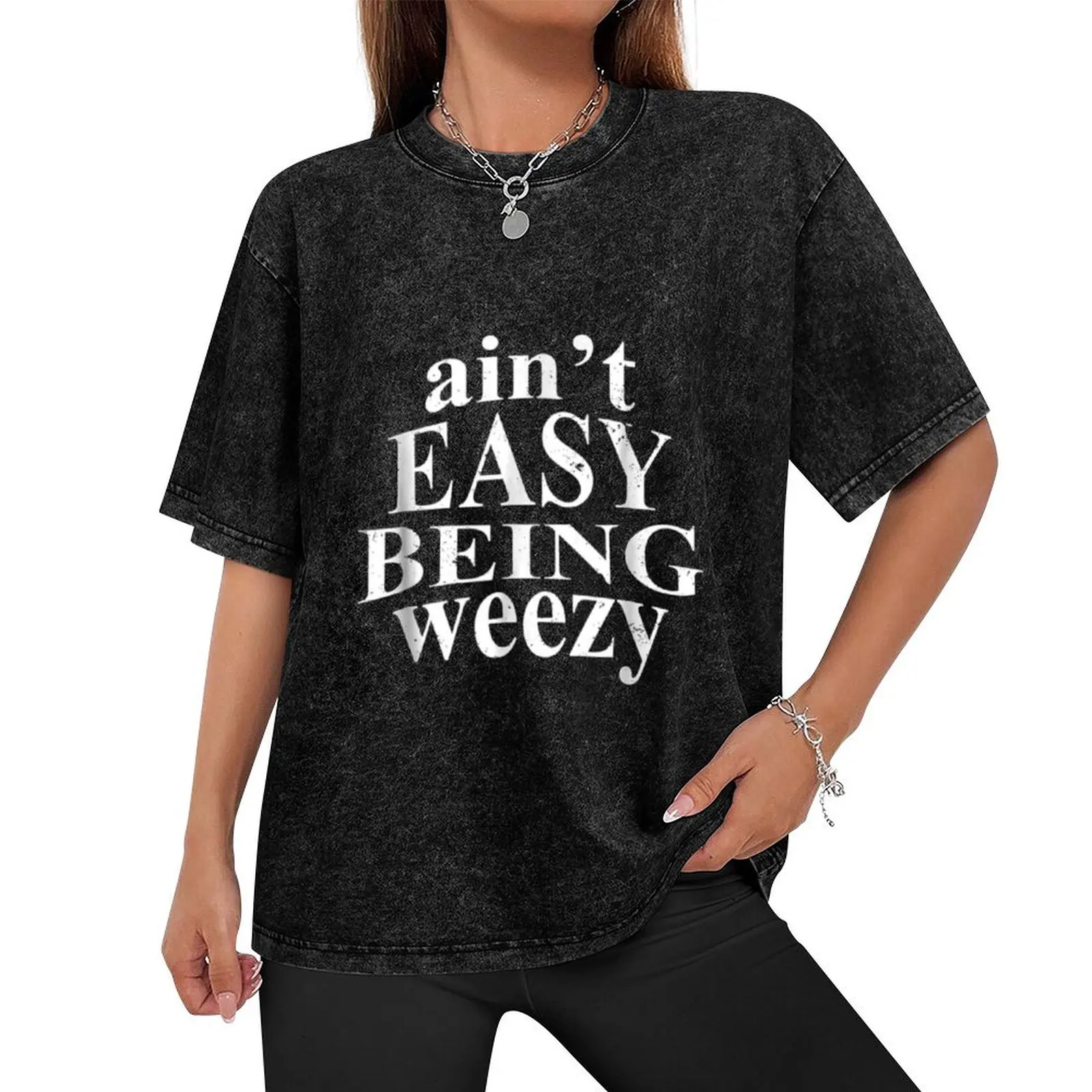 Asthma Kids Ain't Easy Being Weezy Asthma Childrens T-Shirt vintage clothes cute clothes cotton graphic tees mens clothes