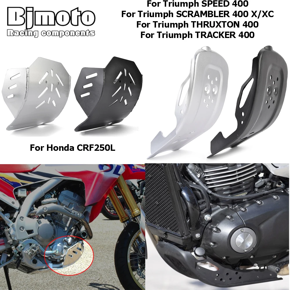 

For Honda CRF250L CRF 250 L Motorcycle Engine Lower Belly Pan Guard Skid Plate Protector for Triumph SPEED THRUXTON TRACKER 400