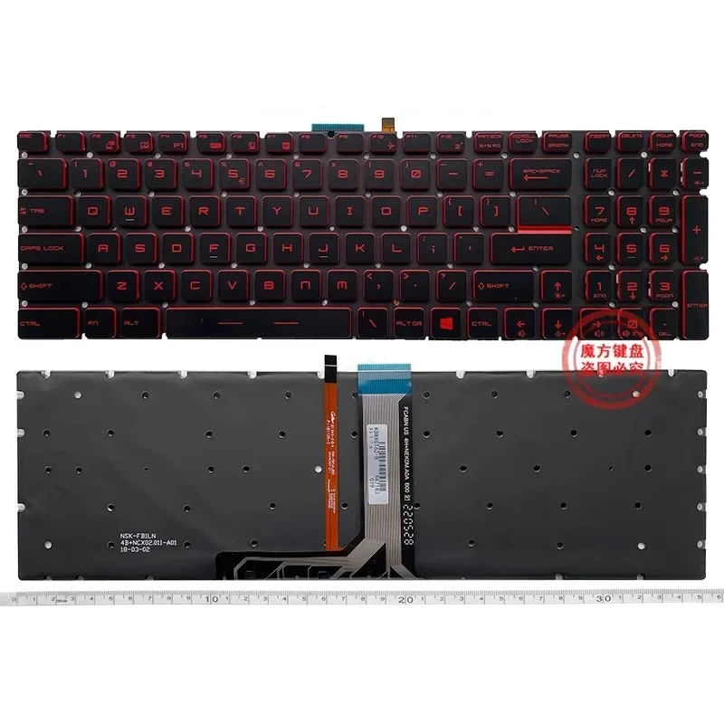 

Новая клавиатура US с подсветкой для MSI GT62, GE62, GP62, GP72, PE60, PE70, WS70, PX60, CX72, WS60, CR72, GL62M, 7 дюймов