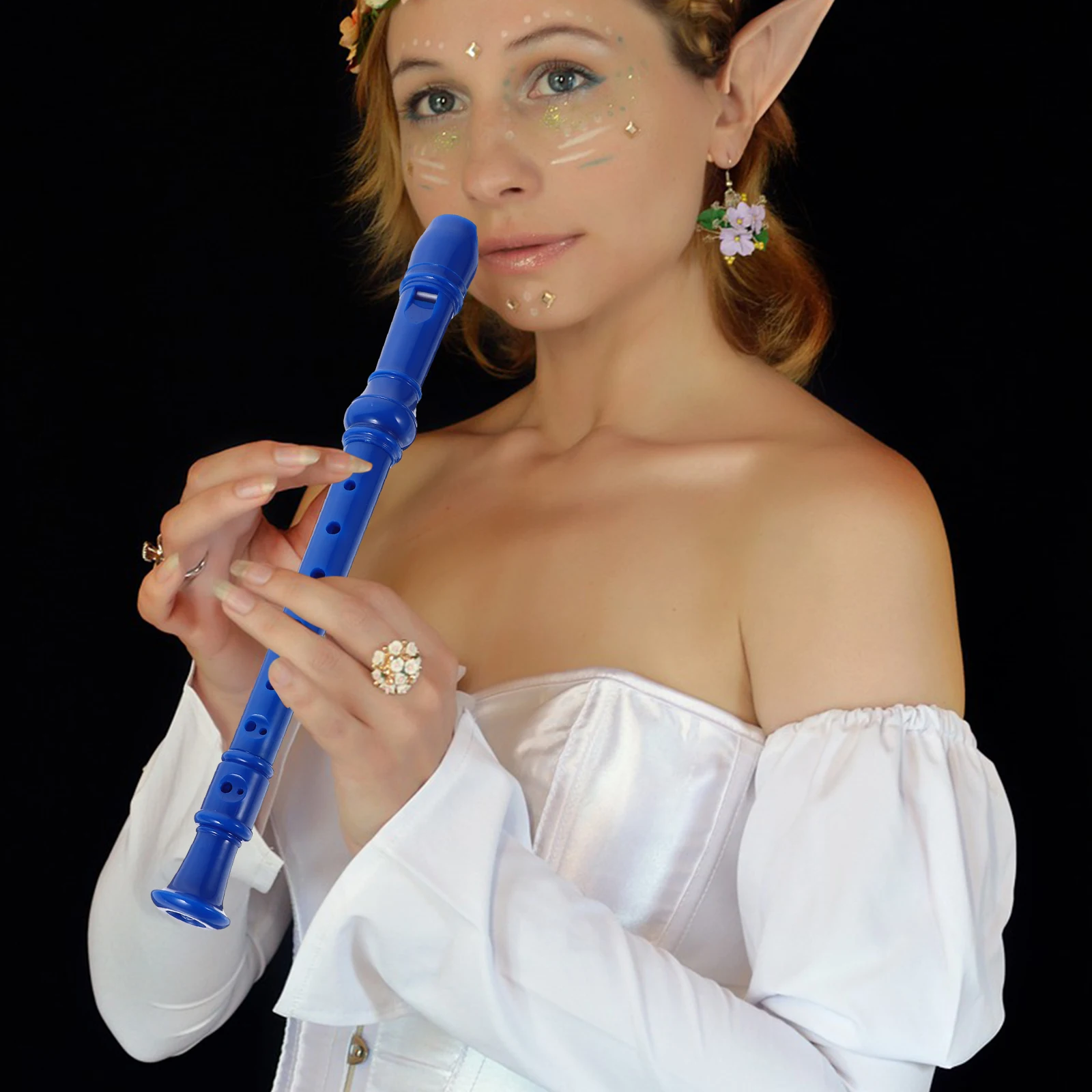 

8-Hole Soprano For Beginner Musical Instrument Flute Durable Abs Practice Recorder Gift For Birthday Christmas