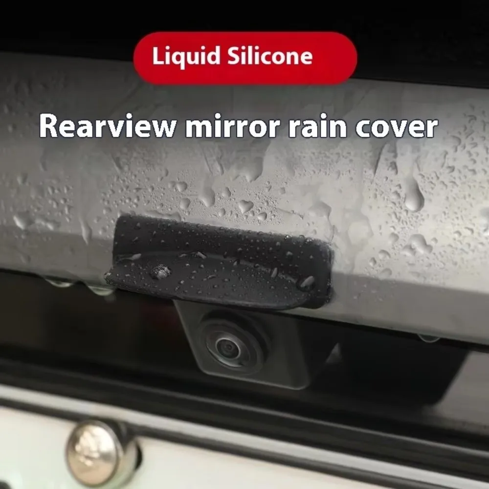 Silicone Car Reverse Camera Cover Self-Adhesive Protection Guard Rear Camera Cover Anti-Rain Camera Rain Guard Shield