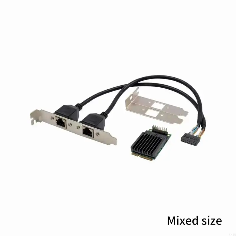 N84B Mini PCIe Networking Adapter с двумя RJ45 поддерживает агрегацию ссылок и VLAN