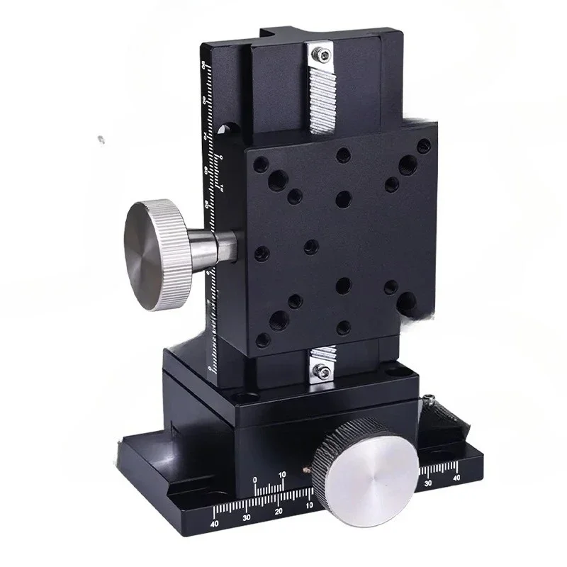 Z-axis dovetail slot slide LWZ25-40-60-L100 vertical lifting high-precision fine-tuning manual displacement platform