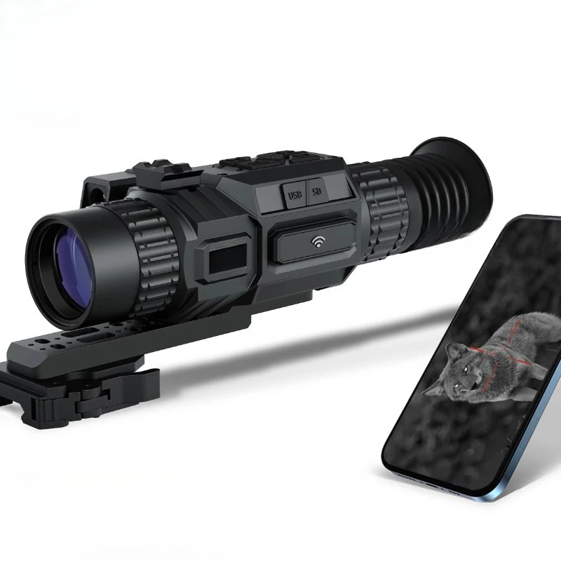 

Day and night sights with rangefinder WiFi and image nesting