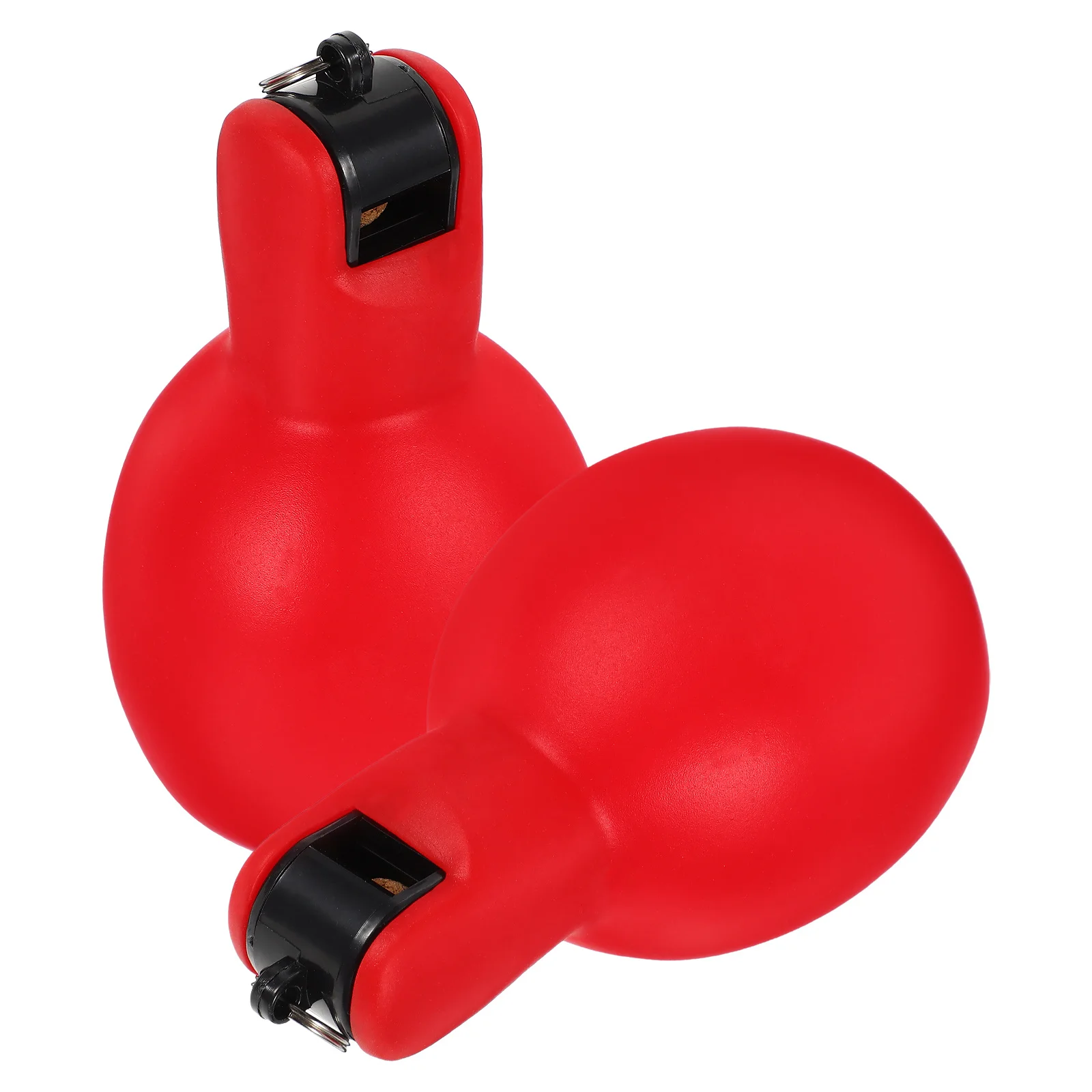 2Pcs Small Portable Whistle Multi-Function Hand Squeeze Outdoor for Camping Hiking Football Referee and Pet