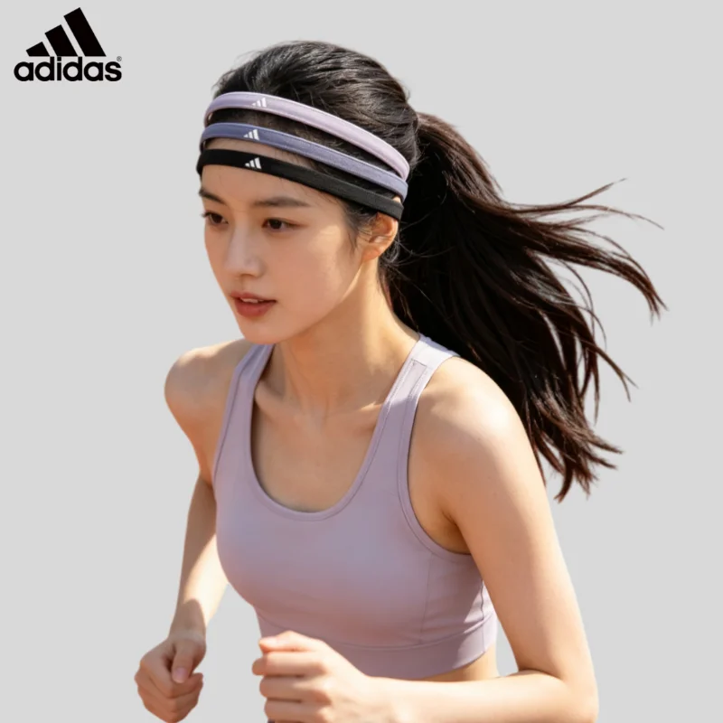 Sports Hair Band Sweat Guide Belt Women's Yoga Fitness Running Antiperspirant Headband Sweat 3 Pack Shu ADAC-16207