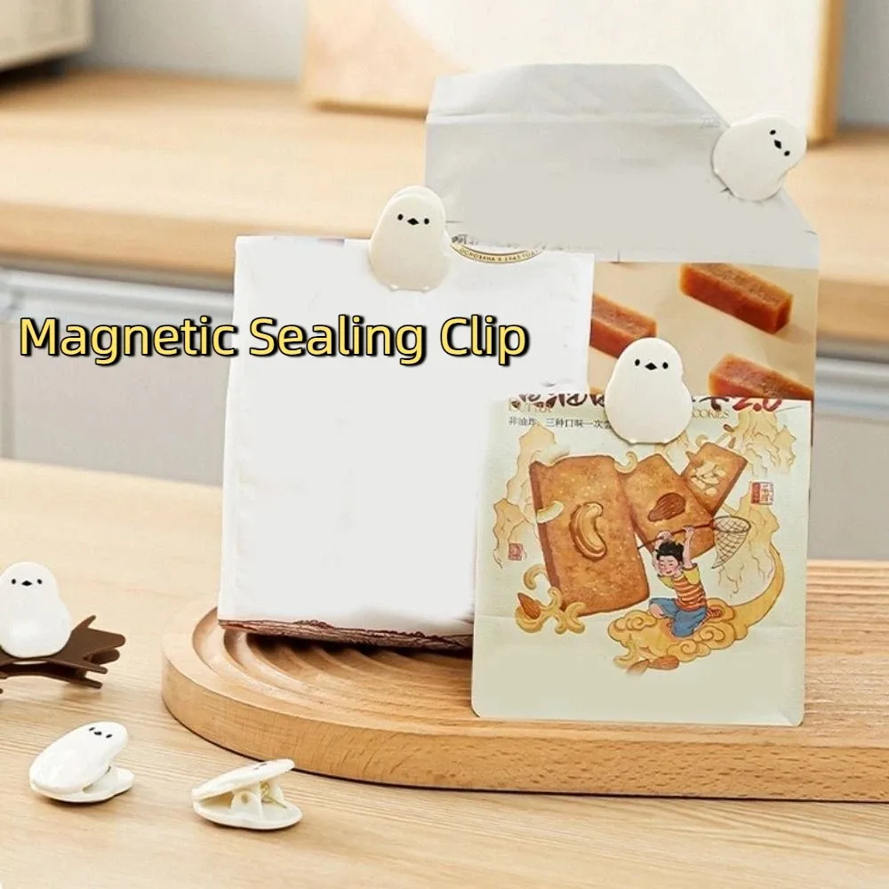 

Portable Plastic Bird Magnetic Sealing Clip Sealed Cute Food Bag Clip Moisture-proof Fresh-keeping Clip Office