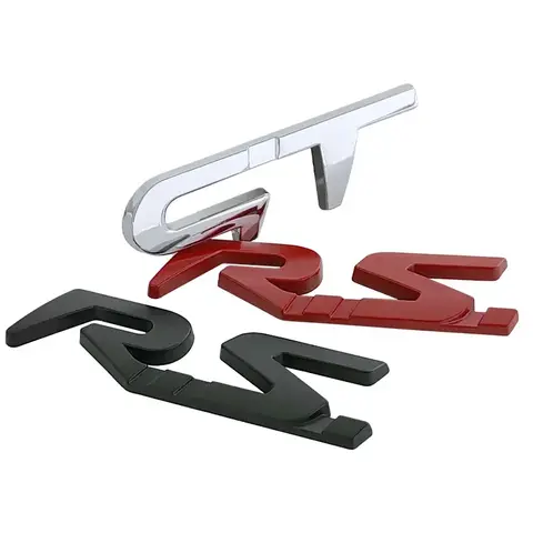 3D-klistermärke med GT RS Sport-logotyp, bagageutrymmes emblem för Renault Logan Clio Megane Kangoo 1 2 3 4 Captur Espace Twingo 6 best sales anagram Renault - №5