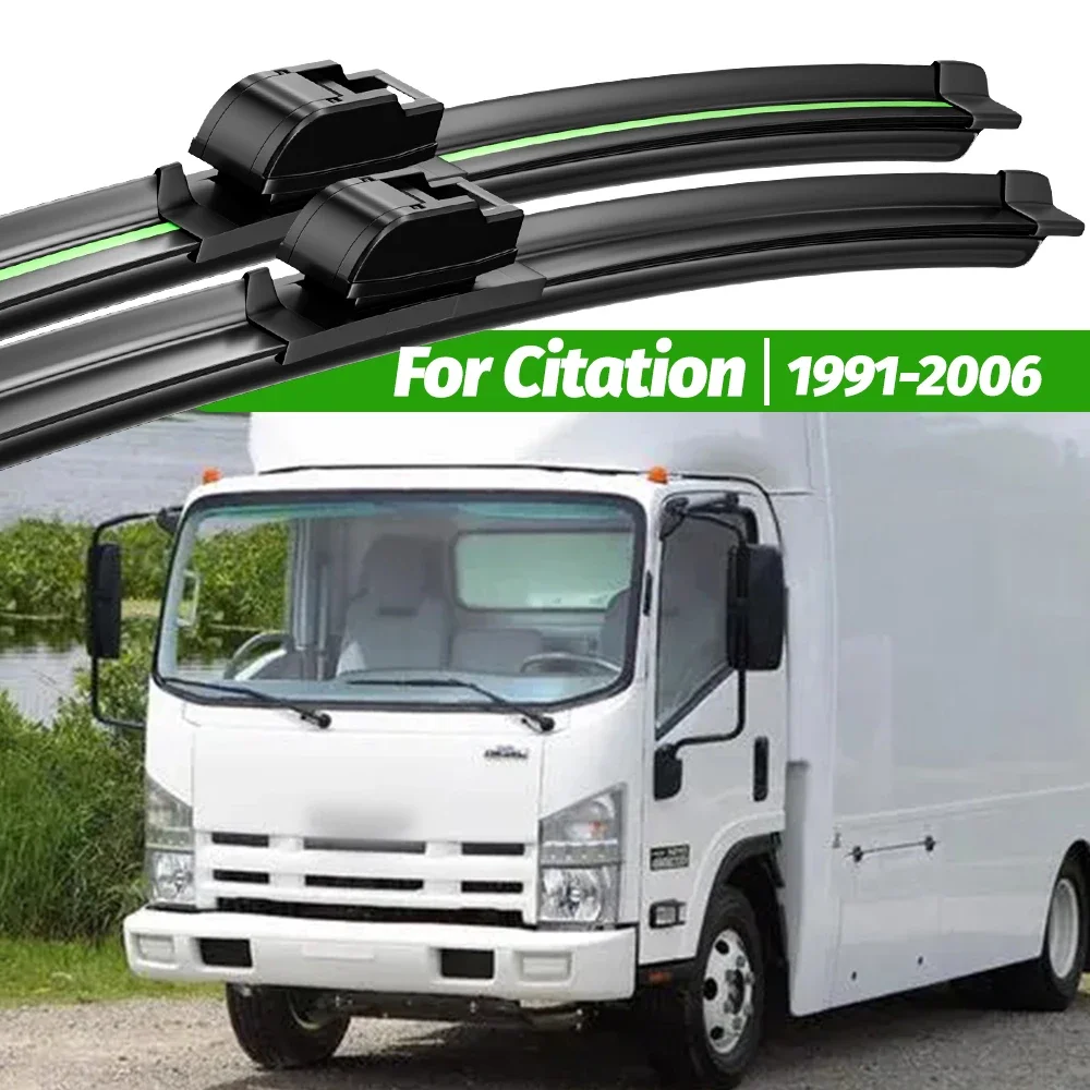 For Isuzu Citation 1991-2006 2pcs Front Windshield Wiper Blades 1992 1998 2000 2003 2004 2005 Windscreen Window Accessories