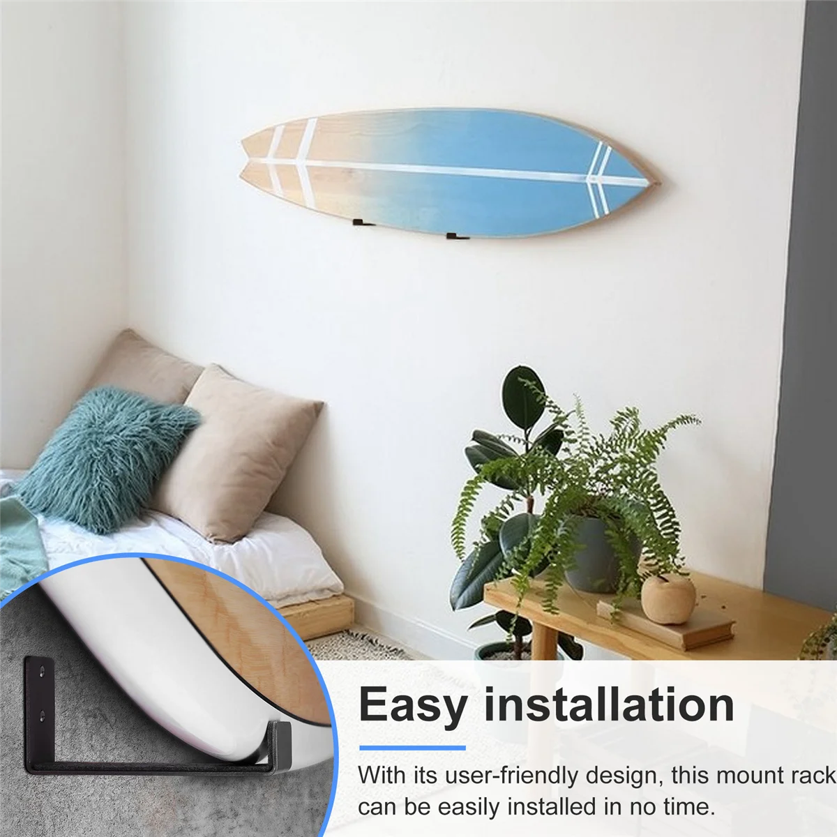 جديد 1 زوج حار ركوب الأمواج سوب جبل الرف، قارب كاياك جدار الرف الأسود