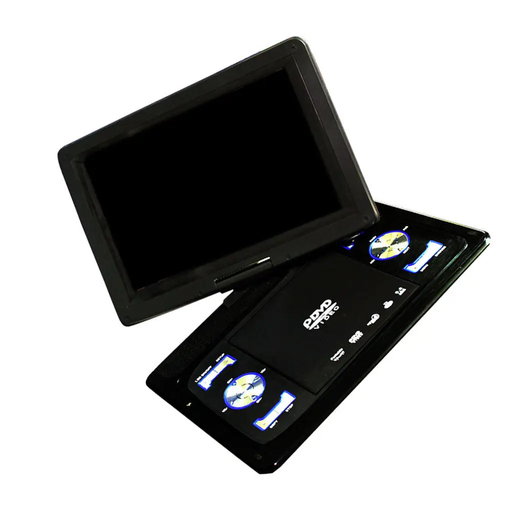 13 9  Portable DVD Player AV Input Output Cable Wireless TV Signal Receiving USB Port Video Player US Plug