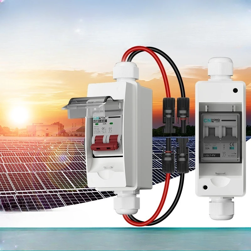 Photovoltaic isolating switch combiner box DC500V/600VIP65 DC circuit breaker PV disconnect box