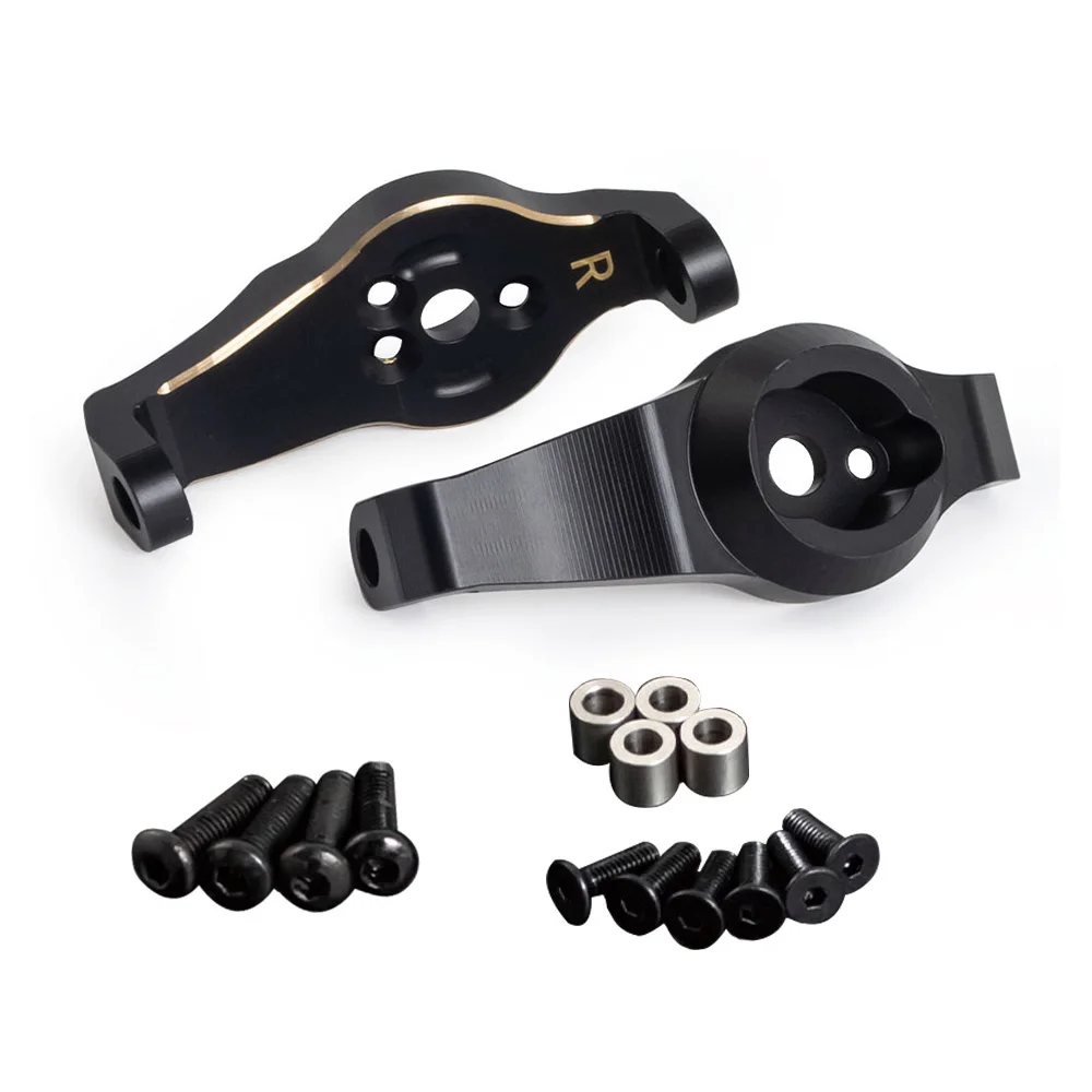 Heavy Black Coating Brass Counterweight Portal Drive Housing for 1/10 RC Crawler Car TRX4 TRX6 Upgrade Parts
