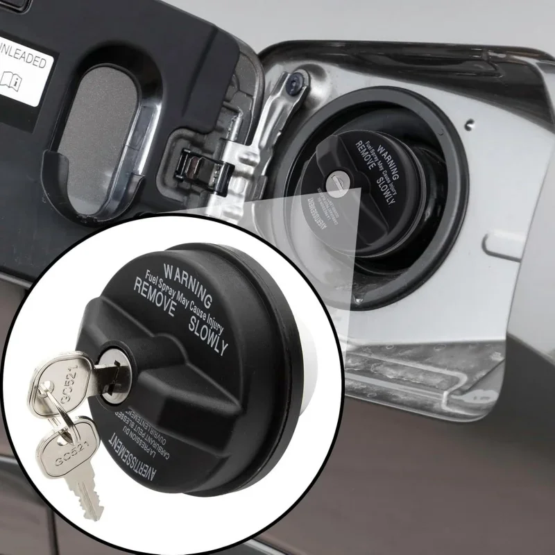 Locking Fuel Tank Cap With Key For Jeep Wrangler Cherokee Grand Cheroke Dodge Challenger Ram 1500 05278655AB
