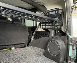 For Jeep Wrangler JK 2007-2017 4 Doors Hardtop Side Window Bracket Modification Storage Panel Rear Trunk Molle panel
