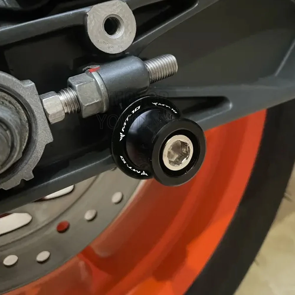 2025 für Yamaha MT10 MT 10 2016-2024 Schwinge Spulen Sliders Stand Schrauben 6 MM Schwinge CNC Motorrad Zubehör MT-10 SP 2022