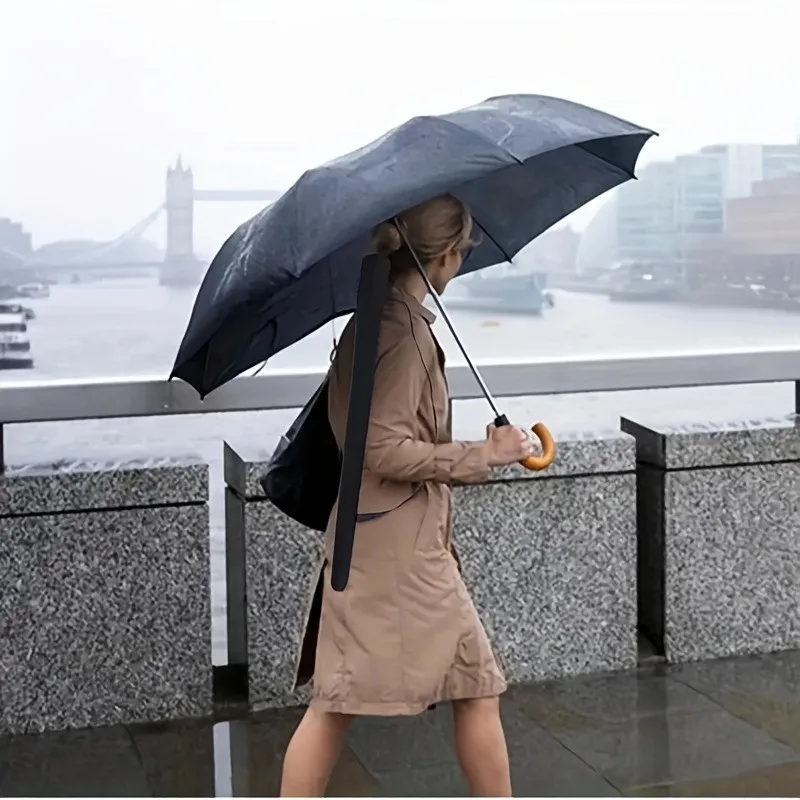 

2Pcs Foldable Umbrella Storage Pouch with Adjustable Strap for Dust Protection and Outdoor Use Umbrella Bag Storage Bag