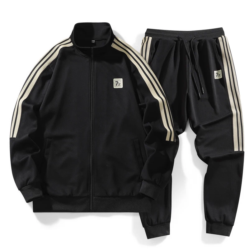 2024 Men\'s Sets Two Piece Set Tracksuit Casual Zipper Jacket + Pants Sport Suit Spring and Autumn Hoodies Sportswearswe