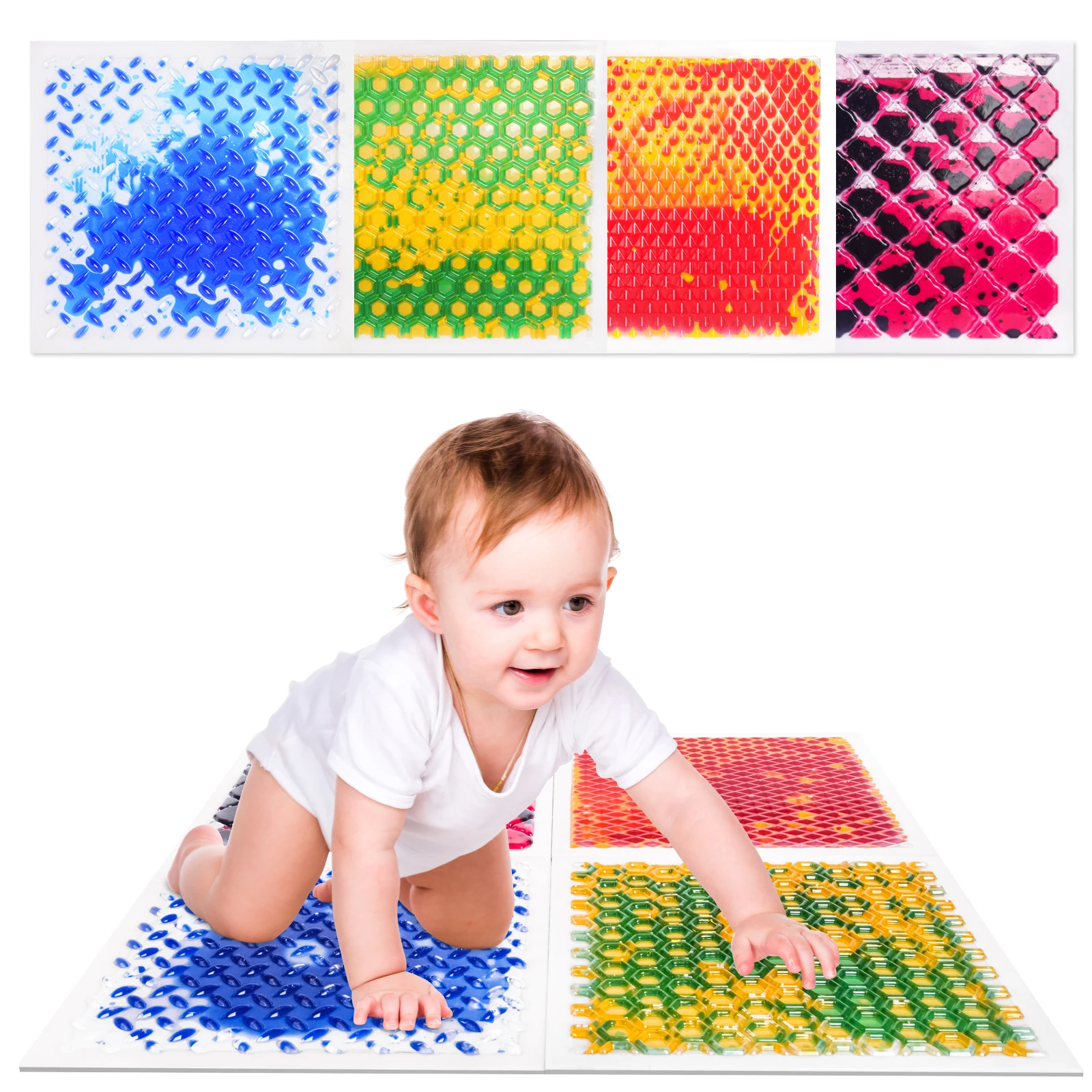 

Durable Sensory Liquid floor tiles Flor Sensory Tiles For Therapy Use For Kids