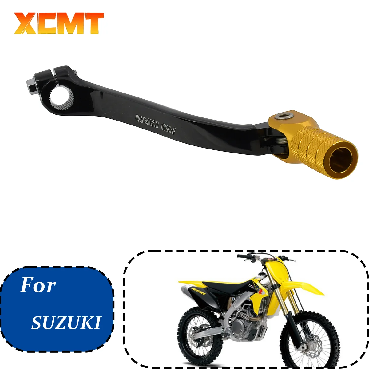 

Motocross Accessories CNC Aluminum Folding Gear Shift Shifter Lever For Suzuki RM Z250 2007-2019 Universal Dirt Pit Bike Parts