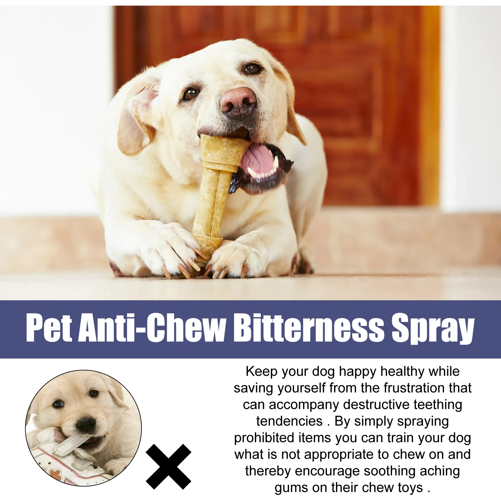 Pet Bitter Anti roer Spray para Cães, Coçar Sofá, Mesa De Mastigação, Cadeira Pernas Spray