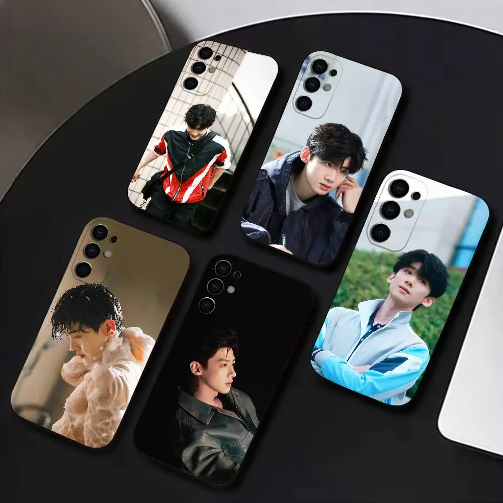B-Bai Jingting T-The First Frost Phone Case For Samsung S26,S25,S24,S21,S22,S23,Ultra,S20,Plus,Soft Silicone Black Cover