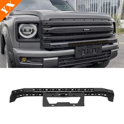 For GMW Haval H9 2024 2025 Accessories Car Modified Front Bumper Off-Road Front Bumper, LED light Off-Road Cowherd Front Bumper