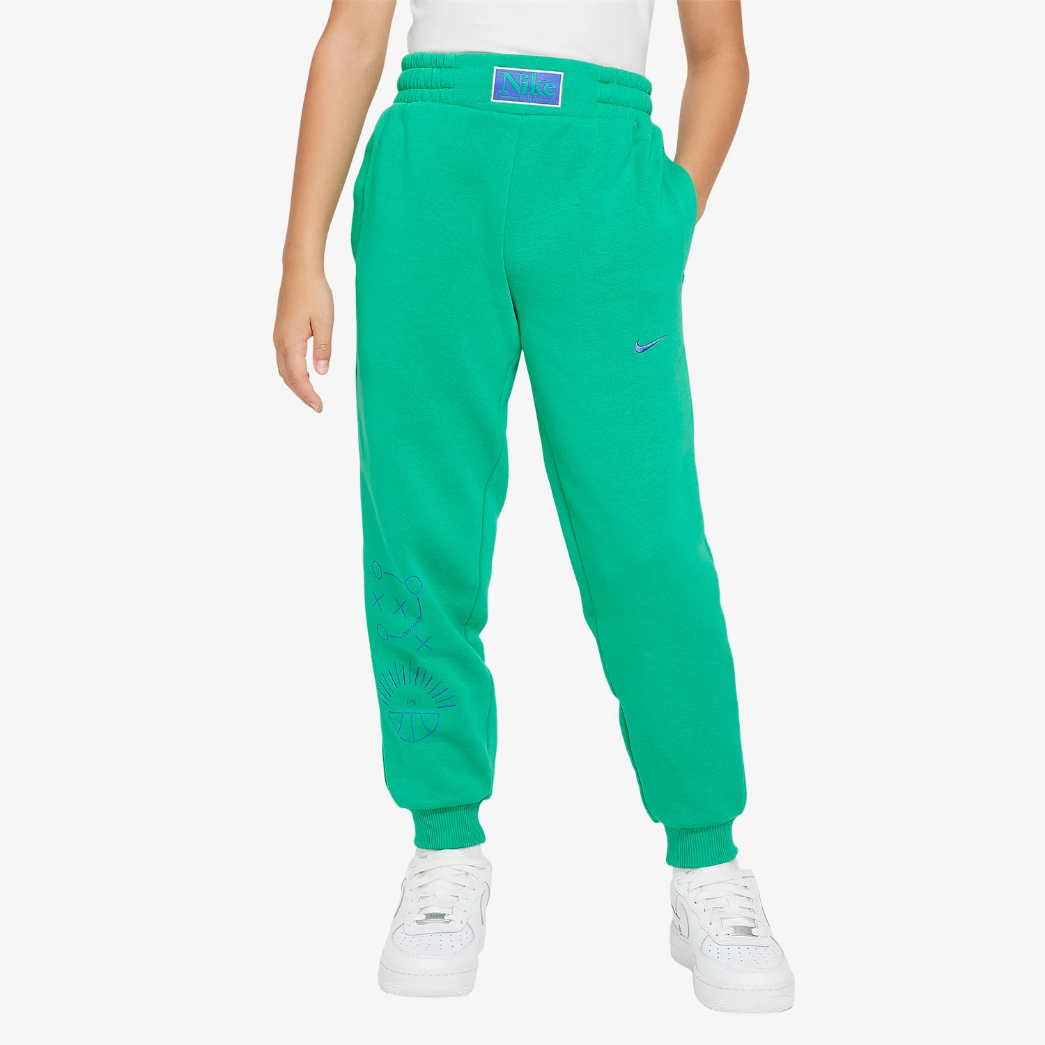 

Оригинальные вязаные спортивные штаны Nike Big Kids на флисовой подкладке FD4016-324