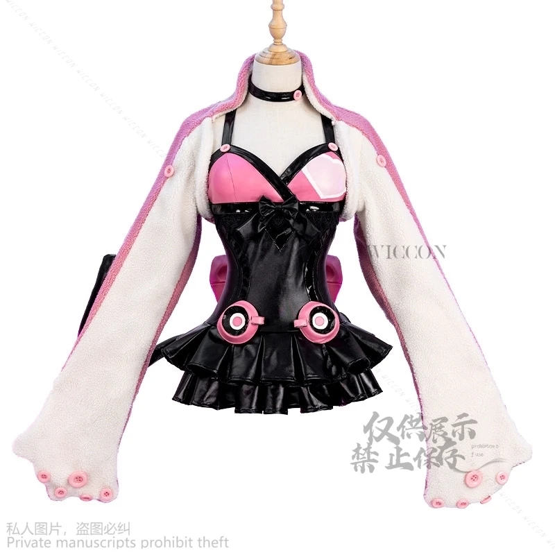 Anime Game Tekken Cosplay Lucky Chloe Neko Furry Jumpsuit Lolita Sexy Costume For Adult Women Girls Props Halloween Party Suit