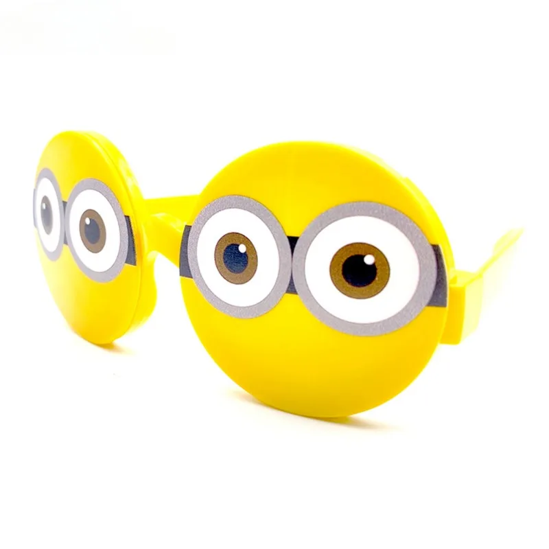 Lunettes 3D polarisées pour enfants, lunettes de dessin animé, lunettes de film, personnalité créative, circulaire, méprisable, Me, Minions, anime, vente en gros